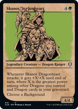 Skanos Dragonheart (Showcase) (410) [Commander Legends: Battle for Baldur's Gate] [Showcase]