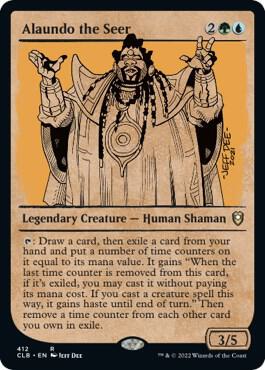 Alaundo the Seer (Showcase) (412) [Commander Legends: Battle for Baldur's Gate] [Showcase]