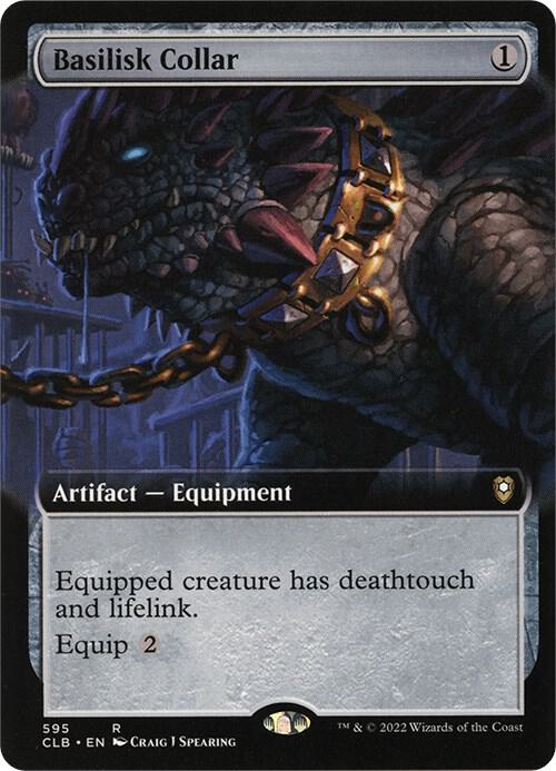 Basilisk Collar (Extended Art) (595) [Commander Legends: Battle for Baldur's Gate] [Extended Art]