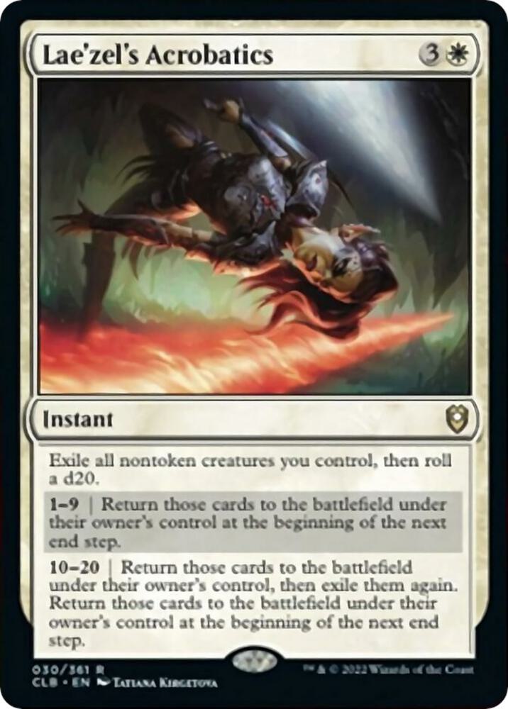 Lae'zel's Acrobatics (30) [Commander Legends: Battle for Baldur's Gate]