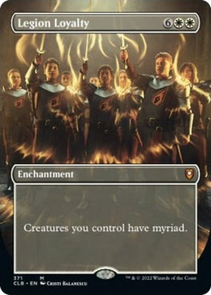 Legion Loyalty (Borderless) (371) [Commander Legends: Battle for Baldur's Gate] [Borderless]