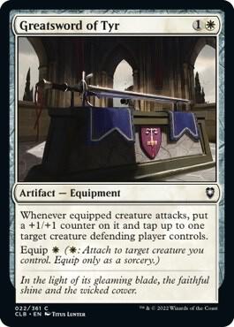 Greatsword of Tyr (22) [Commander Legends: Battle for Baldur's Gate]