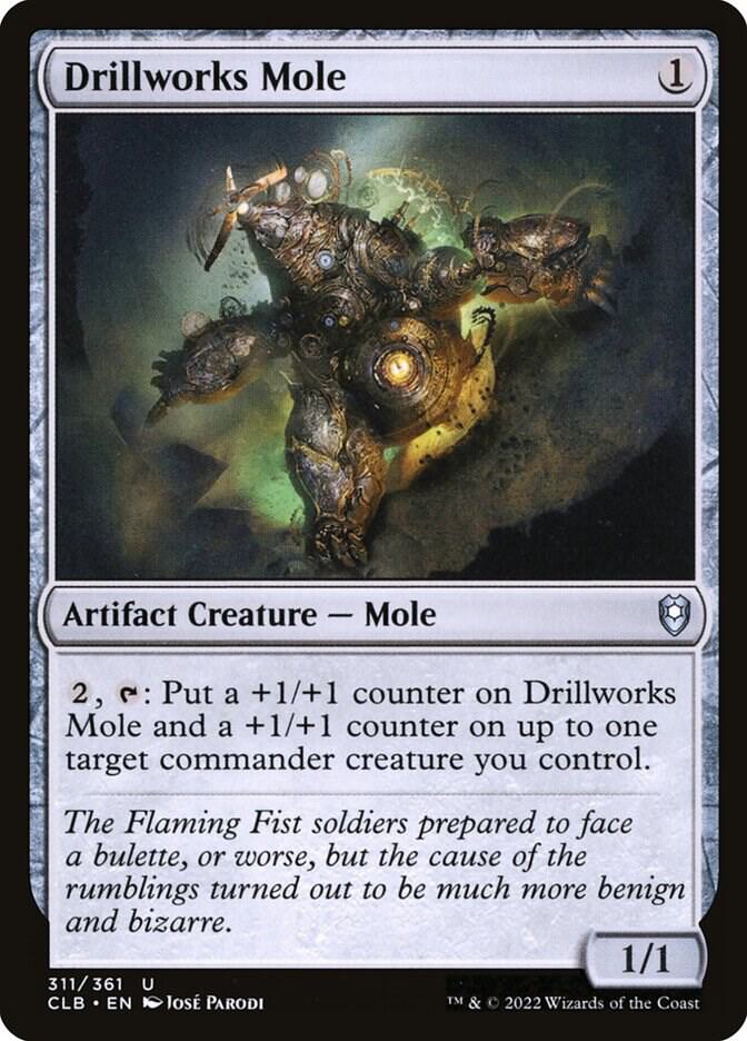 Drillworks Mole (311) [Commander Legends: Battle for Baldur's Gate]