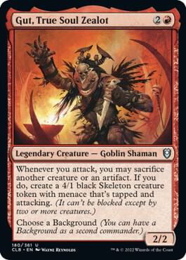 Gut, True Soul Zealot (180) [Commander Legends: Battle for Baldur's Gate]