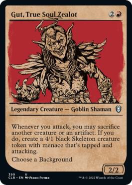 Gut, True Soul Zealot (Showcase) (399) [Commander Legends: Battle for Baldur's Gate] [Showcase]