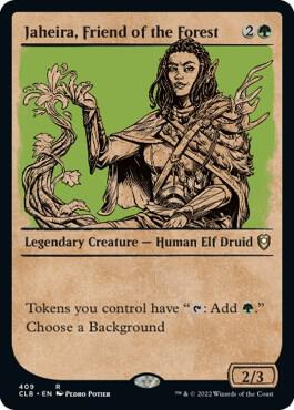 Jaheira, Friend of the Forest (Showcase) (409) [Commander Legends: Battle for Baldur's Gate] [Showcase]