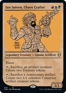Jan Jansen, Chaos Crafter (Showcase) (424) [Commander Legends: Battle for Baldur's Gate] [Showcase]