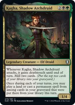 Kagha, Shadow Archdruid (279) [Commander Legends: Battle for Baldur's Gate]