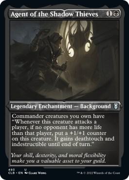 Agent of the Shadow Thieves (Foil Etched) (493) [Commander Legends: Battle for Baldur's Gate]