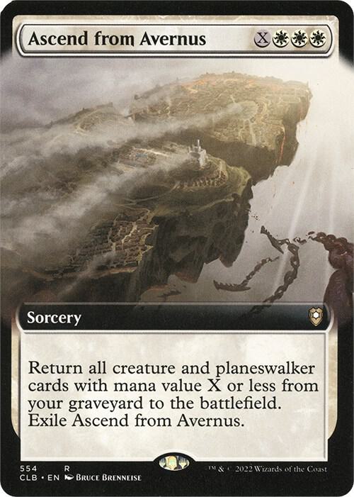 Ascend from Avernus (Extended Art) (554) [Commander Legends: Battle for Baldur's Gate] [Extended Art]