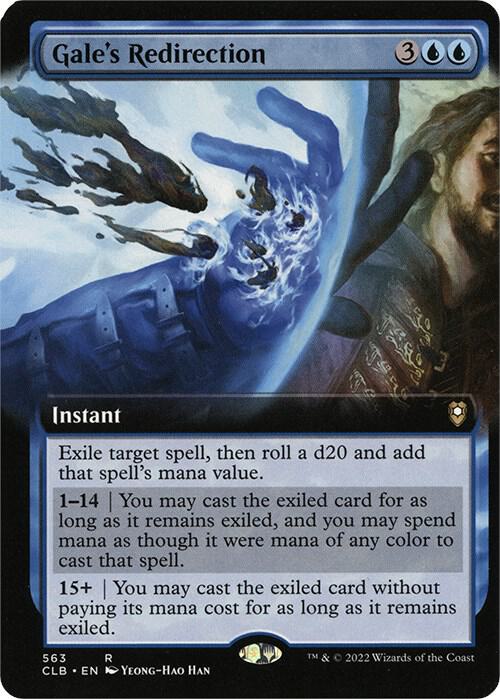 Gale's Redirection (Extended Art) (563) [Commander Legends: Battle for Baldur's Gate] [Extended Art]