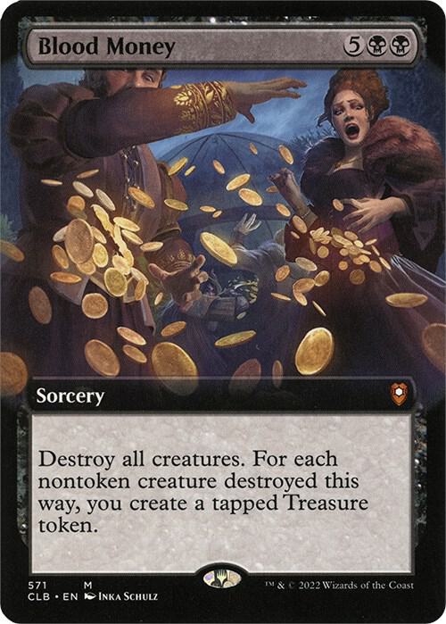 Blood Money (Extended Art) (571) [Commander Legends: Battle for Baldur's Gate] [Extended Art]