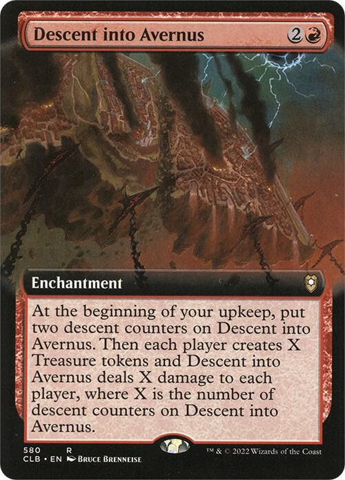 Descent into Avernus (Extended Art) (580) [Commander Legends: Battle for Baldur's Gate] [Extended Art]