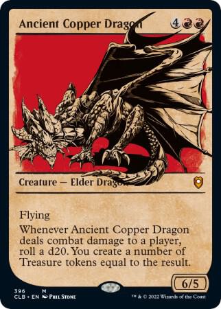 Ancient Copper Dragon (Showcase) (396) [Commander Legends: Battle for Baldur's Gate] [Showcase]