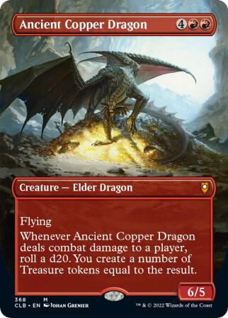 Ancient Copper Dragon (Borderless) (368) [Commander Legends: Battle for Baldur's Gate] [Borderless]