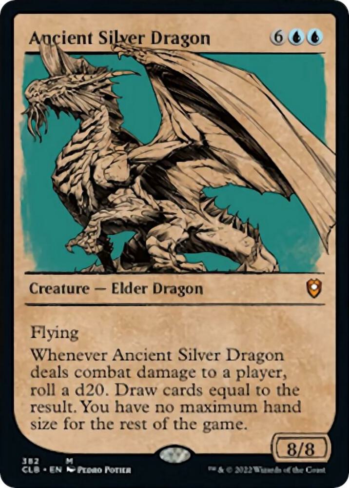 Ancient Silver Dragon (Showcase) (382) [Commander Legends: Battle for Baldur's Gate] [Showcase]