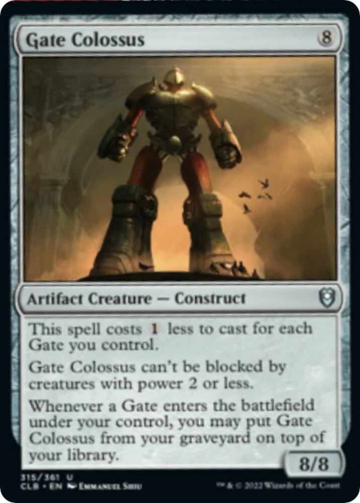 Gate Colossus (315) [Commander Legends: Battle for Baldur's Gate]