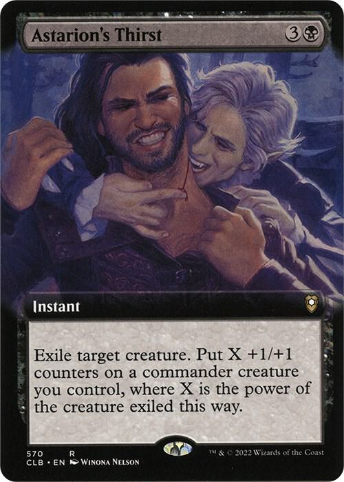 Astarion's Thirst (Extended Art) (570) [Commander Legends: Battle for Baldur's Gate] [Extended Art]
