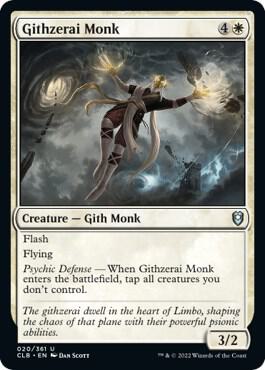 Githzerai Monk (20) [Commander Legends: Battle for Baldur's Gate]