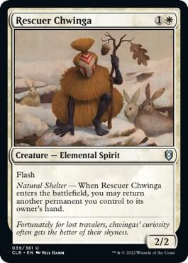 Rescuer Chwinga (39) [Commander Legends: Battle for Baldur's Gate]