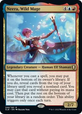Neera, Wild Mage (288) [Commander Legends: Battle for Baldur's Gate]