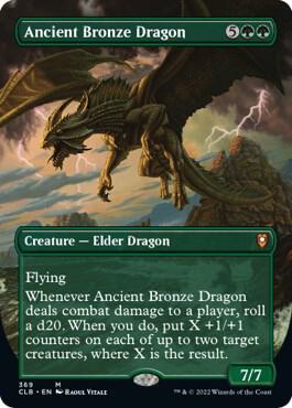 Ancient Bronze Dragon (Borderless) (369) [Commander Legends: Battle for Baldur's Gate] [Borderless]