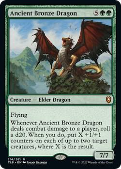 Ancient Bronze Dragon (214) [Commander Legends: Battle for Baldur's Gate]