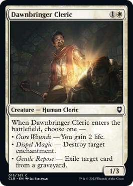 Dawnbringer Cleric (15) [Commander Legends: Battle for Baldur's Gate]