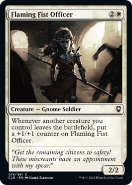 Flaming Fist Officer (19) [Commander Legends: Battle for Baldur's Gate]