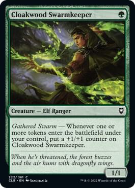 Cloakwood Swarmkeeper (222) [Commander Legends: Battle for Baldur's Gate]