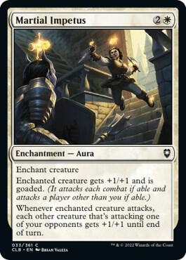 Martial Impetus (33) [Commander Legends: Battle for Baldur's Gate]