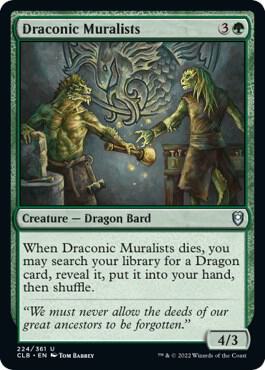 Draconic Muralists (224) [Commander Legends: Battle for Baldur's Gate]