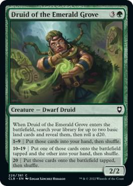 Druid of the Emerald Grove (226) [Commander Legends: Battle for Baldur's Gate]