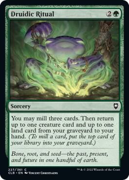 Druidic Ritual (227) [Commander Legends: Battle for Baldur's Gate]