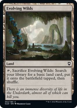 Evolving Wilds (352) [Commander Legends: Battle for Baldur's Gate]