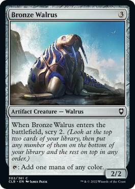 Bronze Walrus (302) [Commander Legends: Battle for Baldur's Gate]