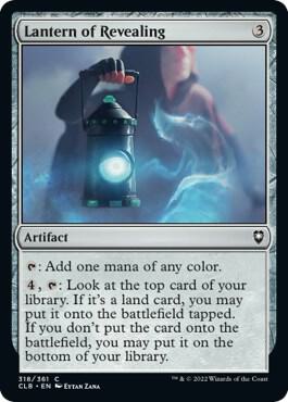Lantern of Revealing (318) [Commander Legends: Battle for Baldur's Gate]