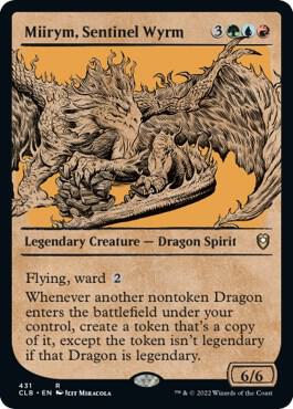 Miirym, Sentinel Wyrm (Showcase) (431) [Commander Legends: Battle for Baldur's Gate] [Showcase]