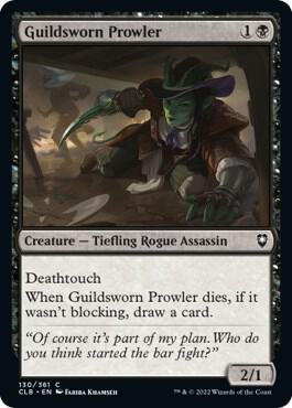 Guildsworn Prowler (130) [Commander Legends: Battle for Baldur's Gate]