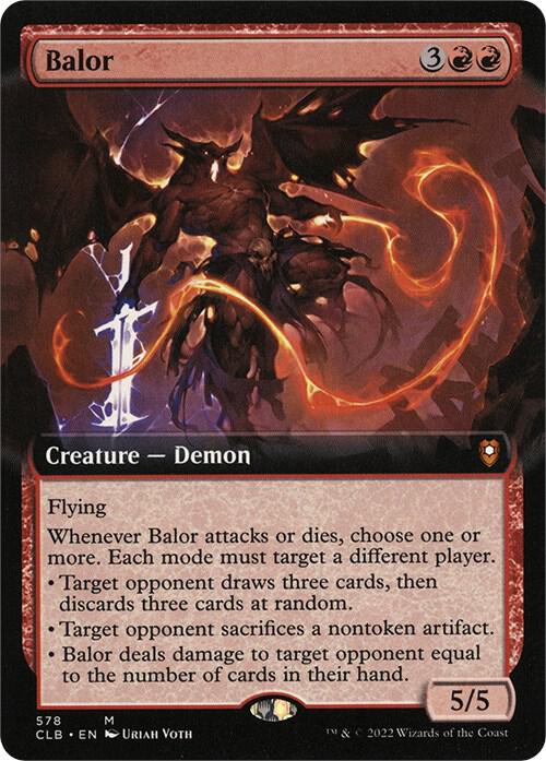 Balor (Extended Art) (578) [Commander Legends: Battle for Baldur's Gate] [Extended Art]