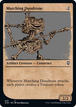 Marching Duodrone (Showcase) (447) [Commander Legends: Battle for Baldur's Gate] [Showcase]