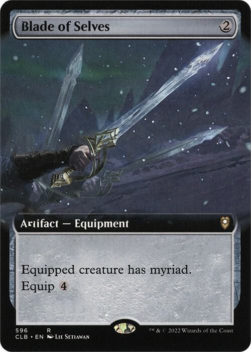 Blade of Selves (Extended Art) (596) [Commander Legends: Battle for Baldur's Gate] [Extended Art]
