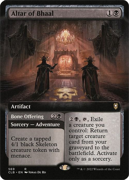 Altar of Bhaal (Extended Art) (569) [Commander Legends: Battle for Baldur's Gate] [Extended Art]