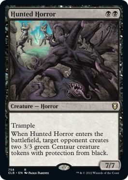 Hunted Horror (758) [Commander Legends: Battle for Baldur's Gate]