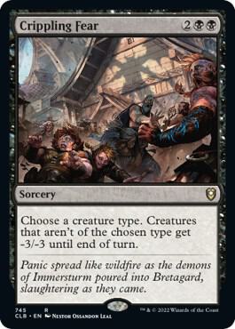 Crippling Fear (745) [Commander Legends: Battle for Baldur's Gate]