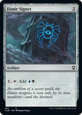 Dimir Signet (857) [Commander Legends: Battle for Baldur's Gate]