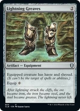 Lightning Greaves (864) [Commander Legends: Battle for Baldur's Gate]