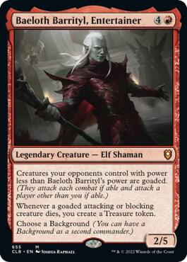 Baeloth Barrityl, Entertainer (655) [Commander Legends: Battle for Baldur's Gate]