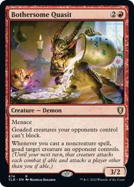 Bothersome Quasit (674) [Commander Legends: Battle for Baldur's Gate]