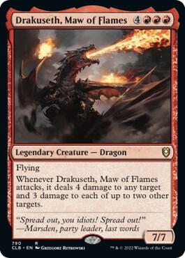 Drakuseth, Maw of Flames (790) [Commander Legends: Battle for Baldur's Gate]